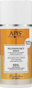 Revitalisierende Gesichtscreme mit Gelée Royale und Vitamin A und E - APIS Professional Wealth of Honey Regenerating Face Cream With Royal Jelly and Vitamins A + E