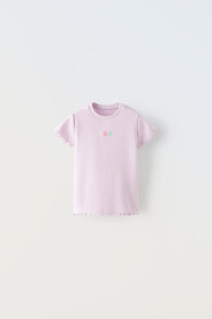 Однотонные футболки для девочек от 6 месяцев до 5 лет