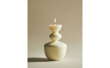 (465 g) bergamot & rose leather scented candle candlestick