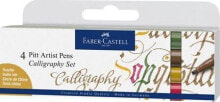 Письменные ручки faber-Castell Set for calligraphy 4 colors