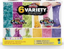 Кинетический песок для лепки для детей Play-Doh Sand Variety 6-Pack 680 g Разноцветный F0103RC0