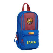 Backpack Pencil Case F.C. Barcelona M747 Maroon Navy Blue 12 x 23 x 5 cm (33 Pieces)