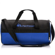 Мужские спортивные сумки мужская спортивная сумка синяя черная текстильная средняя для тренировки с ручками через плечо Meteor Siggy 25L 74548 Fitness Bag