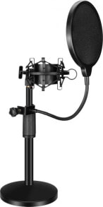 Mozos Microphone set: desk stand, pop filter, MKIT-STAND anti-vibration basket