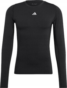 Купить мужские спортивные футболки и майки Eb Fit: Eb Fit Koszulka męska adidas Techfit Aeroready Long Sleeve Tee czarna HP0626 L