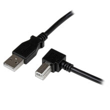 Компьютерные разъемы и переходники starTech.com 2m USB 2.0 USB кабель USB A USB B Черный USBAB2MR