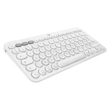 Клавиатуры Computertastatur - Bluetooth - Logitech - K380 Multi-Device - WEISS