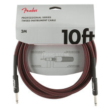 Fender Professional Series Instrument Cable 3m (Red Tweed)