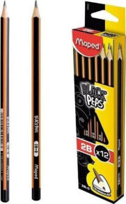 Чернографитные карандаши для детей maped Pencil Blackpeps 2B (12 pcs) MAPED