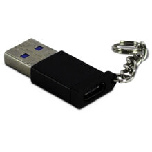 Inter-Tech 88885460 кабельный разъем/переходник USB Type C USB Type A Черный