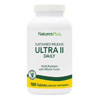 Витаминно-минеральные комплексы NaturesPlus Ultra II One a Day Multi-Nutrient Мультипитательный комплекс с цельными продуктами 180 таблеток