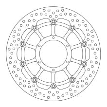 MOTO-MASTER Halo Honda 113113 Front Brake Disc