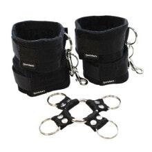 Hog Tie & Cuff Set Sportsheets ESS325-01 Black