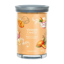 Освежители воздуха и ароматы для дома aromatic candle Signature tumbler large Mango Ice Cream 567 g