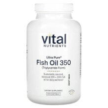 Ultra Pure, Fish Oil 350, Lemon, 200 Softgels