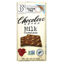 Chocolove, Молочный шоколад с тоффи и миндалем, 33% какао, 90 г (3,2 унции)