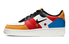 Nike Air Force 1 Low PRM Multi Color 空军一号 复古休闲 低帮 板鞋 GS 蓝色 / Кроссовки Nike Air Force 1 Low PRM Multi Color GS BQ2438-100