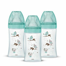 Set of baby's bottles Dodie 3 uds