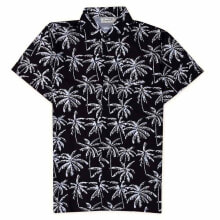 HAPPY BAY The palmeras repeat party short sleeve shirt