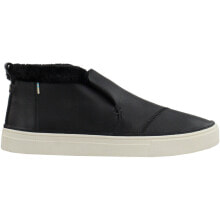 Купить женские кроссовки и кеды TOMS: TOMS Paxton Slip On Womens Black Sneakers Casual Shoes 10016049