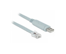 DeLOCK 63911 кабельный разъем/переходник USB 2.0 Type-A RJ45 Синий