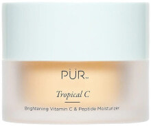 Aufhellende und feuchtigkeitsspendende Creme mit Vitamin C und Peptiden - PUR Tropical C Brightening Vitamin C & Peptide Moisturizer