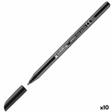 Felt-tip pens Edding 1200 Black (10 Pieces) (10 Units)