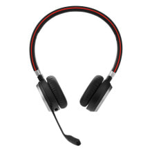 Jabra Evolve 65 Гарнитура Проводной и беспроводной Оголовье Calls/Music Микро-USB Bluetooth Зарядная стойка Черный 6599-833-399
