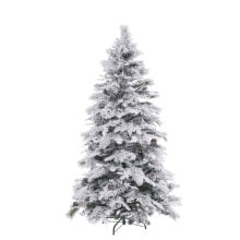 Christmas Tree White Green PVC Metal Polyethylene 150 cm