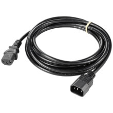 Sygonix SY-5243894 Kaltgeräte Kabel Verlängerung Schwarz 5.00 m - Cable