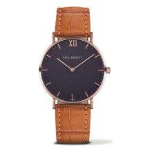 Мужские наручные часы с ремешком Мужские наручные часы с коричневым кожаным ремешком Paul Hewitt PH-SA-R-ST-B-16M ( 39 mm)