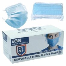 Hygienic Face Mask Blue Adult (50 uds)
