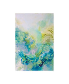 Trademark Global jennifer Gardner Turquoise Flow I Canvas Art - 15.5