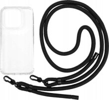 MOBILE ORIGIN Mobile Origin Lanyard Case, clear - iPhone 15 Pro