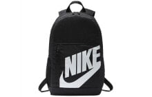 Nike 耐克 ELEMENTAL 大Logo附可拆卸笔袋学生 涤纶 书包背包双肩包 男女同款 黑色 / Рюкзак Nike ELEMENTAL Logo BA6030-013