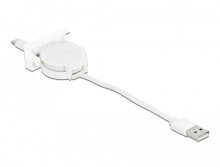 DeLOCK 81318 USB кабель 0,62 m 2.0 USB A USB C Белый