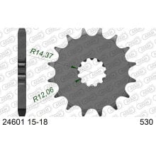 AFAM 24601NR-530 Con Gomma Antirumore Sprocket With Anti-Noise Rubber front sprocket