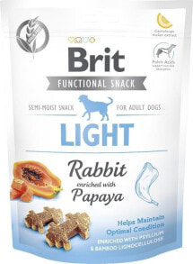 Лакомство для собак Brit Care dog functional snack light rabbit 150g
