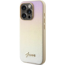 GUESS Guhcp15Lpsairsd iPhone 15 Pro 6.1 Saffiano Iridescent phone case