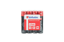 Батарейки и аккумуляторы для фото- и видеотехники verbatim AAA Батарейка одноразового использования Щелочной 49500