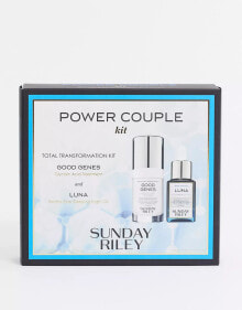 Купить средства по уходу за лицом Sunday Riley: Sunday Riley Power Couple Total Transformation Kit - 24% Saving