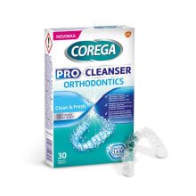 Купить средства для ухода за зубными протезами Corega: Corega Pro Cleanser Orthodontic Tabs 30 St. reinigungstabletten und lösungen unisex Reinigungstabletten 30 St.