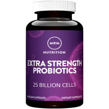Пребиотики и пробиотики mrm Nutrition Extra Strength Probiotics Комплекс с пребиотиками, пробиотиками, постбиотиками и ферментами для поддержки кишечника и иммунитета 30 веганских капсул