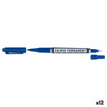 Permanent marker Molin Blue Double-ended 12 Units