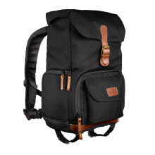 Laptop Backpacks luis junior - 35.6 cm (14") - Notebook compartment - Leather - Metal - Polyester - Synthetic