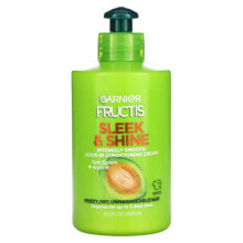 Fructis, Sleek & Shine, Intensely Smooth Leave-In Conditioning Cream, Frizzy, Dry, Unmanageable Hair, 10.2 fl oz (300 ml)