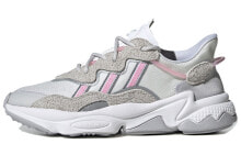 adidas originals Ozweego 减震防滑 低帮 运动休闲鞋 女款 灰粉 / Кроссовки Adidas originals Ozweego EG8729