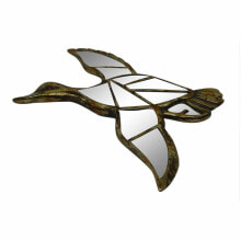 Wall Decoration DKD Home Decor 38 x 3 x 37 cm Golden Duck