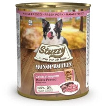 STUZZY Monoprotein pork wet dog food 800g