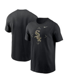 Nike men's Black Chicago White Sox Camo Logo T-shirt